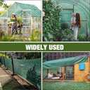 40% 6ft x 200ft Shade Cloth Roll with Eyelets, Green