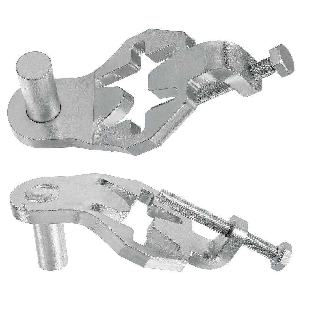 T-Post Gate Hinge Pins, Heavy Duty Gate Hanger,5/8 Inch, 2 Pack, for Farm Garden and Backyard Gates, Easy to Install