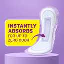 Poise Incontinence & Postpartum Pads for Bladder Leaks, 7 Drop Ultra Absorbency, Long Length, 39 Count