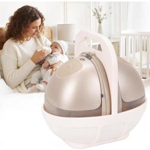 Silicone Breast Pump Holder, Anti-Tilt Base, Dishwasher-Safe, Easy-Carry Handle for On-the-Go Moms, for Momcozy M5, eufy E20/S1/S1 Pro, Medela Freestyle Hands-Free(Breast Pump Not Included)