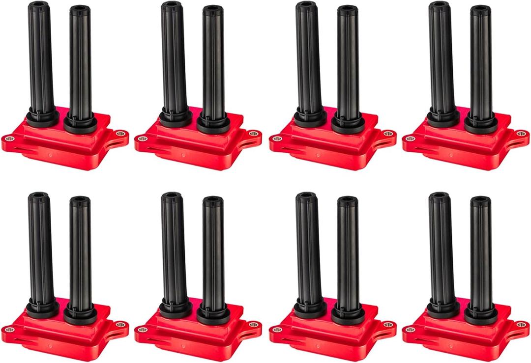 BDFHYK Ignition Coils Pack Compatible with Chrysler Aspen 300 Jeep Commander Grand Cherokee Dodge Challenger Charger Durango Magnum Ram 1500 2500 3500 V8 5.7L 6.1L 6.2L 6.4L Coil for UF504 Set of 8