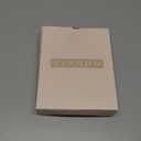 Vlando Travel Jewelry Organizer Case,Jewelry Storage Book Ring Binder with Clear Zipper Velvet Pouch Bag for Traveling,Rings,Necklace,Earrings,Bracelets,Brooches-Toffee