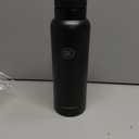Han's Bottle Sports Water Bottle - 24 Oz, Straw Lid, Leak Proof, Vacuum Insulated Stainless Steel, Double Walled, Thermo Mug,Black