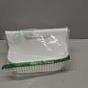 ALINK Portable Plastic Shower Caddy Basket, Large Cleaning Supply Caddy Organizer Storage Tote with Handle for Bathroom, College, Self, Cabinet, Dorm Room Essentials - White