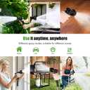 Garden Hose Metal 100FT, Stainless Steel Heavy Duty Water Hose With 10 Function Nozzle, No-Kink, Tough & Flexible, Sturdy and Lightweight, Rust Proof for Yard, Outdoor, RV