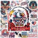 2 x 110Pcs United States 250th Anniversary 1776 2026 Stickers, 250 Years Anniversary Patriotic Waterproof Vinyl Sticker Independence Day Celebration Stickers for Laptop, Water Bottle, Phone, Envelopes