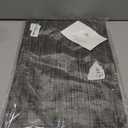 Placemat Set of 4 - Easy Clean Woven Vinyl Placemats for Dining Table, Indoor/Outdoor Place Mats, Washable PVC Table Mats（Dark Gray）