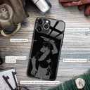 Sorcerer Killer Anime Glass Case for iPhone 15 Plus, Glossy Manga Cover