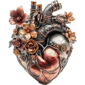 WOODBESTS Wooden Puzzles for Adults (90 Piece, S, 8.9x7.1 inches) Mechanical Heart Puzzle Adult Puzzles, Wooden Jigsaw Puzzles Unique Shape, for Adults Family Game