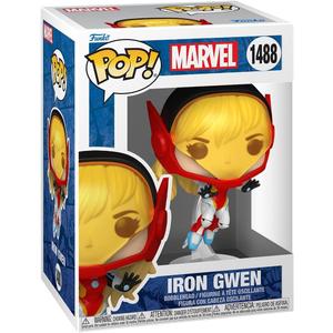 Funko Pop! Marvel: Spider-Gwen: Gwenverse - Iron Gwen - Collectable Vinyl Figure - Gift Idea - Official Merchandise - Toys for Kids & Adults - Marvel Fans - Model Figure for Collectors and Display