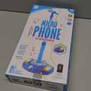 Kids Karaoke Machine with Lights, Microphone with Adjustable Stand Singing Karaoke Machine for Girls Boys