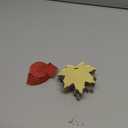 30 Pcs Thanksgiving Name Place Cards Sign Gold Mirror Acrylic Place Cards Gift Tags for Fall Thanksgiving Table Centerpiece Wedding Decor Bridal Brunches Birthday Party(Maple Leaves)