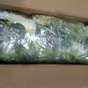 Der Rose 2 Pcs 13FT Artificial Flower Garland, White Rose & Eucalyptus Floral Garland, Faux Flower Vine for Wedding Decor Table Runner Arch & Backdrop Decor