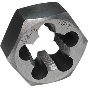 Npt Pipe Die Hex Die Carbon Steel Rethreading Die 3/8-18