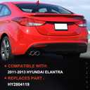 Tail Lights Compatible With 2011 2012 2013 Hyundai Elantra Rear Light Taillights Left Driver Side Replace HY2804119(Outer Side)