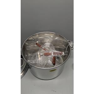 Pasta Cooker Insert Set, Multipots Cooking Tool with Insert Strainer Basket, Stainless Steel Stock Pot with Lid, 3 Holes pasta basket for boiling.for kitchen Cooking Multiple delicacies.