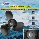 VIF Boat Propeller for Mercruiser Alpha One 15p 17p 19p 21p etc Mult-Size, 3-Blades 135-300HP