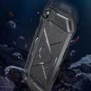 Switch 2 Grip Case for Nintendo Switch 2, Soft TPU Grip Shell with Ergonomic Design, Shockproof Anti-Scratch Cover Compatible with Switch 2 Console Accessories, Precise Cutouts Case, Black (One-Piece Black)