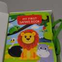 Wild-Animals Busy Book for Toddlers 1-3, Montessori Toys Busy Board for 1 Year Old Boy Girl Gifts, Toddler Easter Basket Stuffers Learning Quiet Activity Book, Educational Airplane One Year Travel Toy (Green)