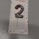 Tondiamo Football Birthday Number Candles Football Birthday Candle Sports Candles for Cake Topper for Boys Girls Kids Party Supplies Anniversary Celebrations Decorations(Number 2)