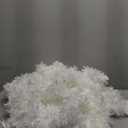 Jexine 18 Pcs 118 ft Christmas White Tinsel Garland Metallic Twist Artificial Garland for Christmas Tree Decorations Hanging Ornament with Stars for Party Supplies Xmas Indoor Outdoor