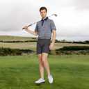 M MAELREG Golf Shirts for Men Dry Fit Short Sleeve Casual Performance Moisture Wicking Heather Pique Collared Polo Shirts (XL)