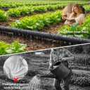 MIXC Drip Irrigation System with 100FT 1/4" Soaker Hose - 80% Water Savings, Weeping Tech for Deeper Root Watering, Garden Kit with 10FT 1/2" Tubing for Raised Beds, Vegetables, Lawn, Greenhouse