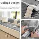 BOV Light Gray 2771" Couch Covers for Dogs Non Slip Sofa Cover Washable, Pet Couch Covers for Sofa Non Slip, Large Couch Protector for 3 Cushion Couch Modern Seating
