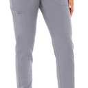 Med Couture Scrub Pants For Women Cargo Jogger Bottoms with 5 Pockets, Lightweight, Ultra Soft, 2-Way Stretch Fabric - MC7710 (Large, Cloud)