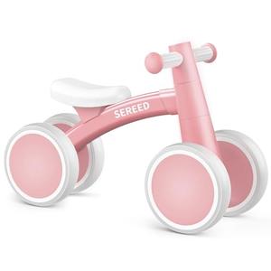SEREED Baby Balance Bike for 1 Year Old Boys Girls 12-24 Month Toddler Balance Bike, 4 Wheels Toddler First Bike, First Birthday Gifts