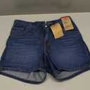 Levi's Womens Cinch Mid-Thigh Short (24, (New) Kiss Goodbye (Lightweight) (Non-stretch))