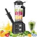 Blenders for Kitchen, Smoothie Blender - 1800W Professional Countertop Blender with 68oz Dishwasher-Safe Pitcher, Ice Crusher for Frozen Drinks & Smoothies, Black