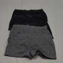 R RUXIA Women's Boyshort Panties Seamless Nylon Underwear Stretch Boxer Briefs 5 Pack (B004)