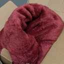 Bedsure GentleSoft Fleece Blankets Queen Size Red Burgundy - Bed Blanket Soft Lightweight Plush Fuzzy Cozy Luxury Microfiber, 90x90 inches