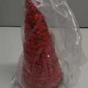 6 Pcs 12" 10" 6" Velvet Christmas Cone Tree Decorations Christmas Flocked Table Centerpieces Decor Farmhouse Tiered Tray Foam Ornaments Xmas Tree for Home Holiday Entryway Tabletop Centerpiece Decor (Classic)