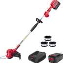 PowerSmart 13-Inch 40V Cordless String Trimmer with Fast Charger, 4.0Ah Battery Powered Weed Wacker, 2 in 1 Lawn Weed Edger, Weed Eater Battery Powered