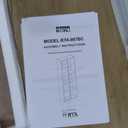 Techni Mobili 5-Shelf Tall Bookcase, Tall Wood Bookshelf with Asymmetrical Shelves, Bookcase for Living Room Decor or Home Office Decor, Pine