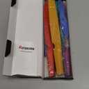 Astercook Knife Set, 12 Pcs Color-Coded Kitchen Knives Set, 6 Color Anti-Rust Coating Stainless Steel Chef Knife Sets with 6 Blade Guards Dishwasher Safe