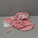 Meland Pioneer Dress for Girls - Colonial Floral Costume with Bonnet, Apron & Purse, Pionner Outfit for Girls, Size Large