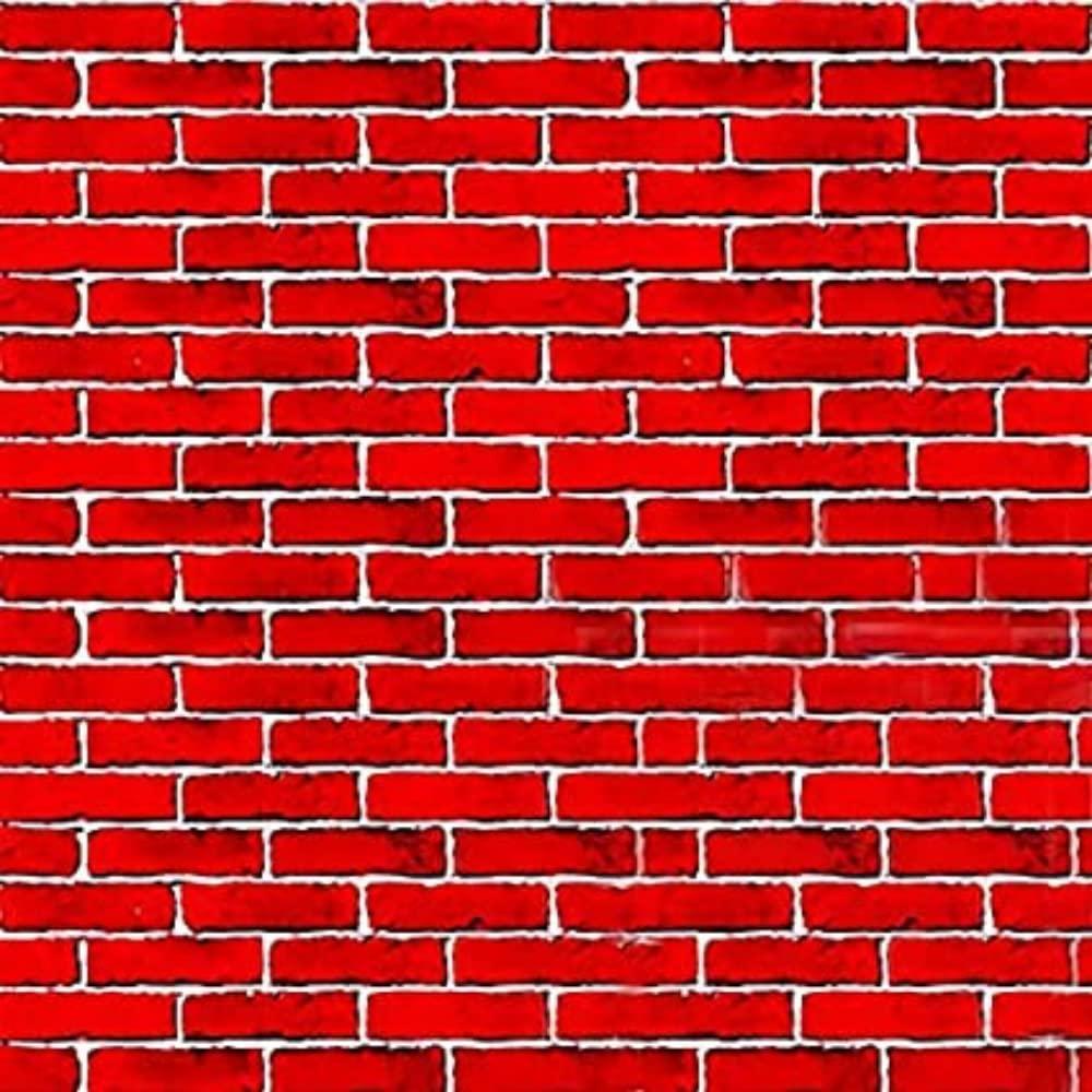 2 x Signs Authority Brick Wall Backdrop for Christmas | 4 Foot x 30 Foot | Party Supplies Decoration | Brick Backdrop & Fireplace Backdrop Decoration for December Decoration