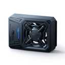 llano Camera Cooling Fan, High Performance Camera Fan with Type-C Charging Port, Professional External Cooler for Video Recording Live Streaming Cooling, Black