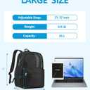 Paxiland Mesh Backpack Lightweight See Through College Student Backpack for Commuting Swimming Travel Beach Outdoor Sports - Black