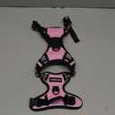 rabbitgoo Dog Harness No Pull with 2 Leash Clips, Adjustable Soft Padded, Reflective Oxford No Choke Pet Vest with Easy Control Handle for Large Dogs, Pink, Small