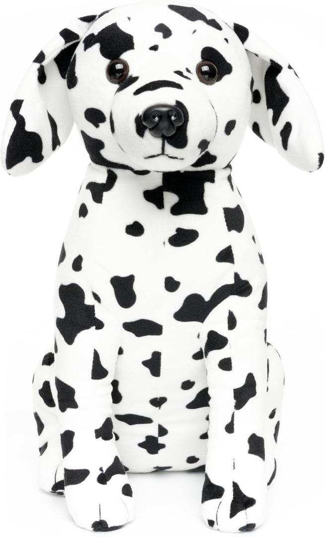 WEIGEDU Dalmatian Stuffed Animals, Stuffed Dalmatian, Stuffed Puppy Dog Plush Toys for Boy Girl Kids Birthday, 12 inches