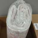 Washable Rugs 5x7 Area Rugs for Living Room,Bedroom,Dining Room- Ultra Soft Faux Wool Nursery Rug for Baby Girl,Neutral Light Pink Low Pile Vintage Carpets for Dorm Kids Playroom,Non Slip