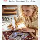 Electric Diamond Painting Pen, Diamond Art Pen Kits for Adults, Vacuum Diamond Painting Pen Kits, Diamond Art Accessories Tools, Diamond Painting Tool Storage Tray (1 Pcs White)