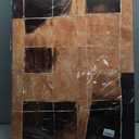 Modern Brown Geometry Art Wall Decor 24x48 Inch Bedroom Office Decor