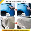 Dent Puller,Powerful Car Dent Puller, Car Dent Removal Kit,Dent Remover Tool for Car Body,Tiles Lifting,Objects Moving,Screen (1pcs Large Black+2pcs Small Orange)