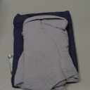 lulumoon Muslin Nursing Pillow Covers - 2-Pack Soft Cotton Slipcovers for Breastfeeding & Bottle-Feeding - Extension Strap for Snug Fit & No Sliding - Hidden Zipper Safety for Newborn Baby (Navy & Mist Blue)