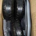 Gardening Stool - Rolling Garden Seat with Wheels and Storage Tool Tray - Garden Cart Scooter - Yard Tools by Pure Garden (Gray)